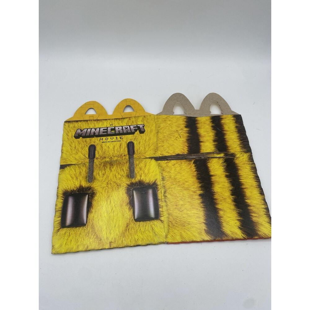 2025 A Minecraft Movie McDonald's Happy Meal TOYS BOX Used Rare